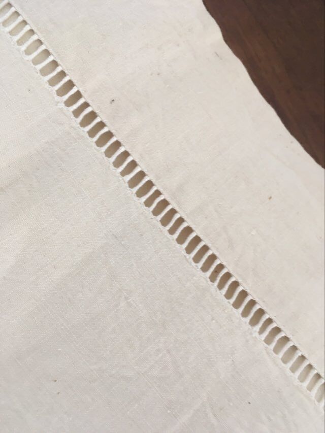 Mestizo cotton sheet monogrammed D D.
