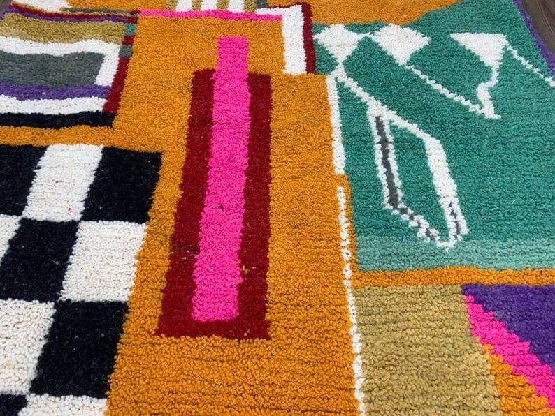 Large handmade Moroccan Berber rug, 200 x 300 cm