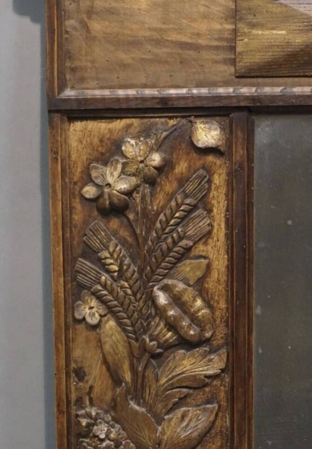 XXL Brutalist Mirror - Flowery Wood