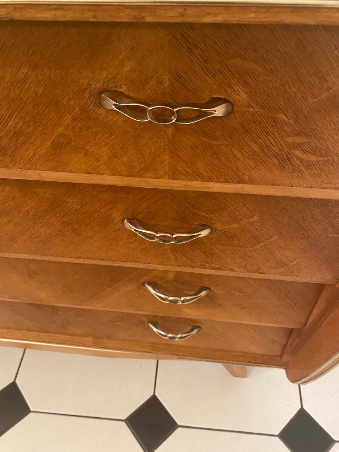 Vintage compass feet sideboard