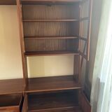 Danish design shelving system, teak, scandinavian style by dyrlund