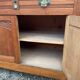 Ancien Buffet parisien en chêne et marbre