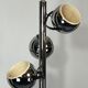 Goffredo Reggiani, three lights chrome chandelier from 70s