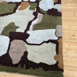Zirrus rug with 1970s camouflage patterns