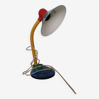 Vintage menphis style aluminor desk lamp