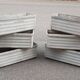 Set of 6 modernist planters