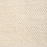 Tapis en coton recycle ecru 150 x 100 cm