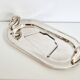 Silver-plated serving dish for foie gras.