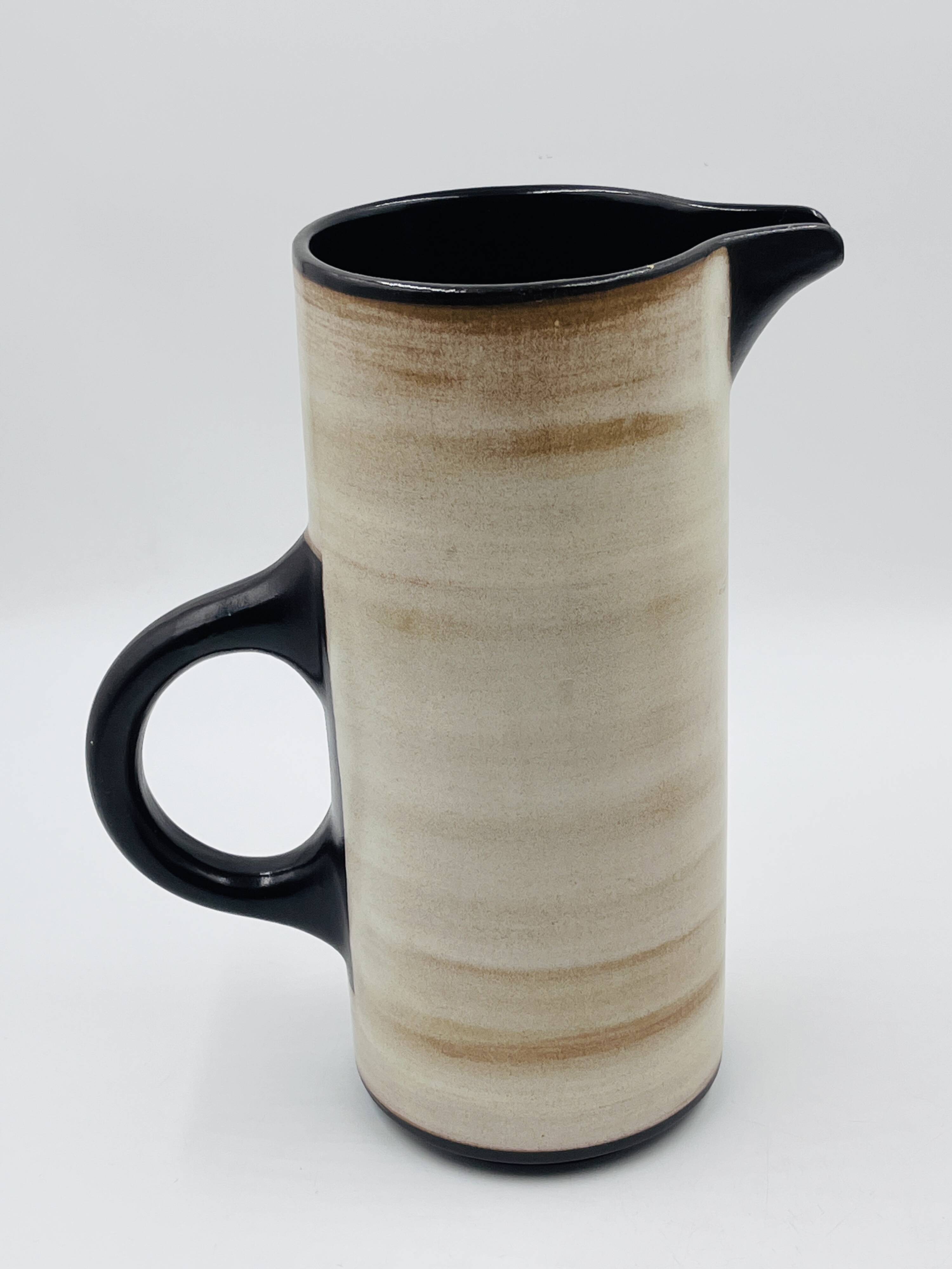 Vintage tableware service from West Germany from the 1970s.