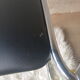 Vintage 70s black skai sled chair