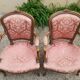 Paire de fauteuils cabriolet de style Louis XV