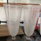 Lot de 4 verres à pied gravés de style Art Déco