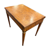 Old game table, has system, length 180 cm, directoire style