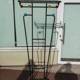 1960s wall-mounted coat rack with colored balls