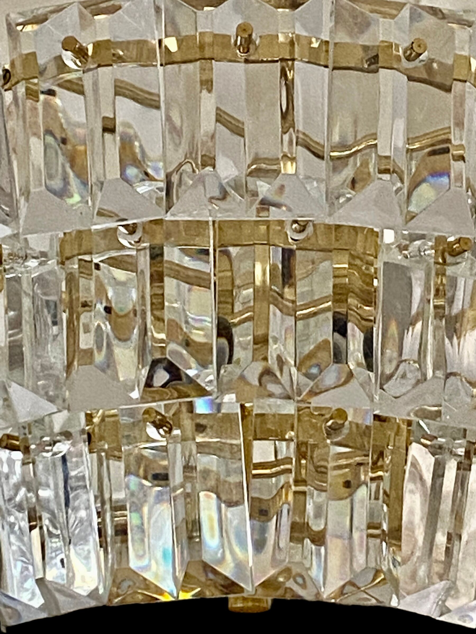 Kinkeldey chandelier 3 levels 1970