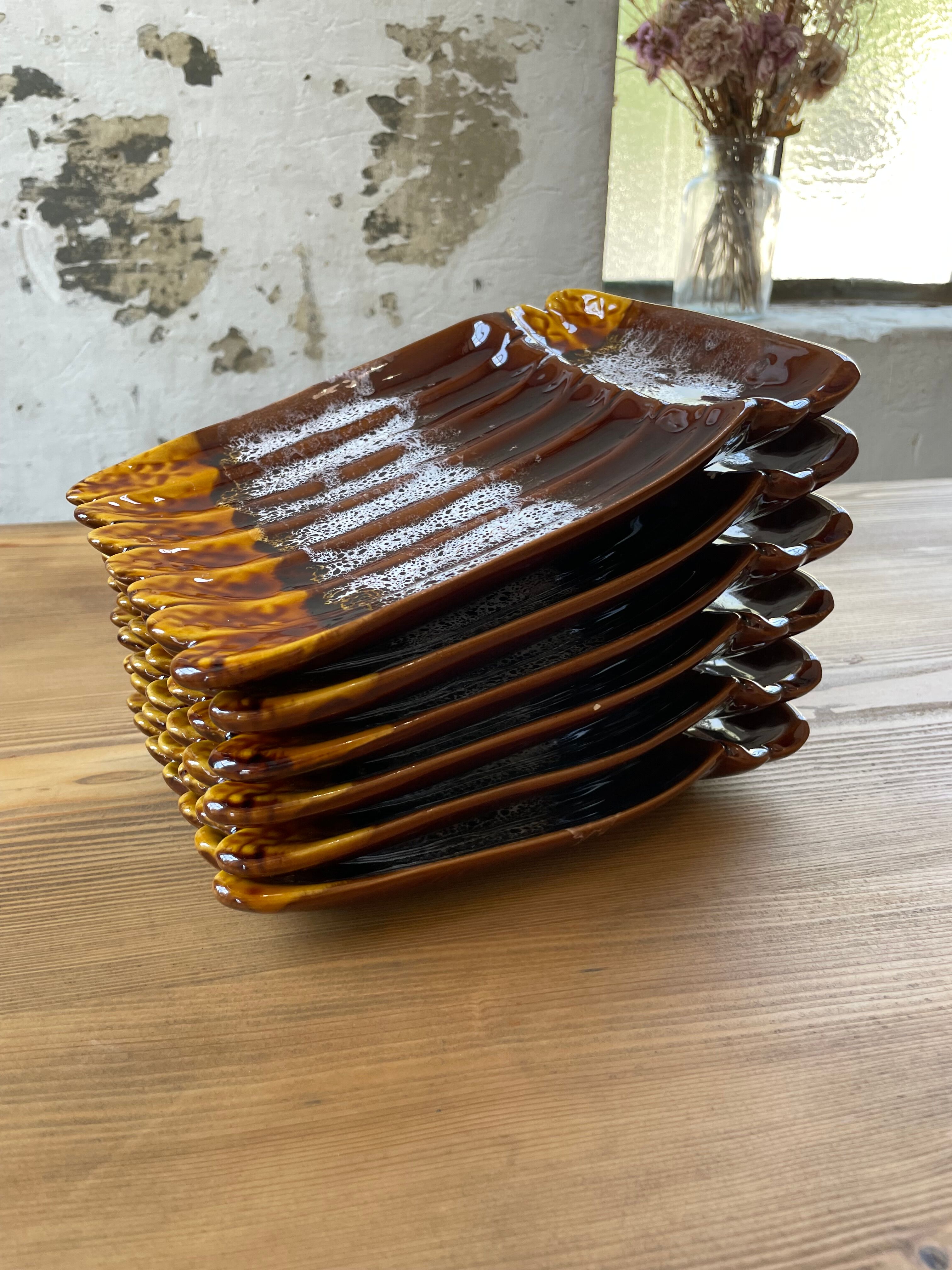 Asparagus plates slurry