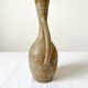 Vase carafe en grès pyrité vintage
