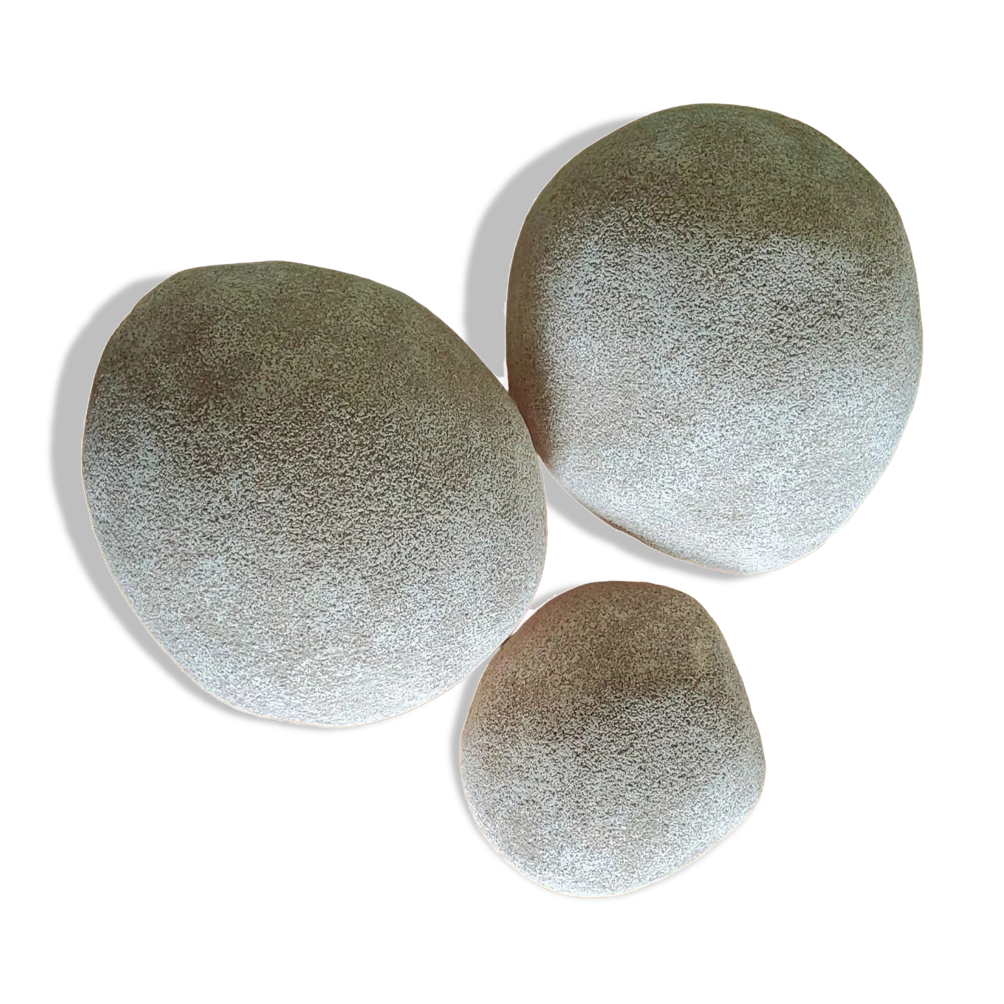 3 pebble lamps called Dora model of Cazenave