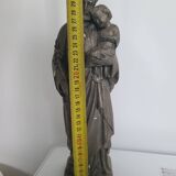 Statue of St Joseph and the infant Jesus, sculpted 18th century