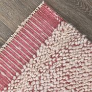 2x10 Rug For Hallway Pink & Beige Turkish Vintage Runner Rug, 61x291Cm SK 34962