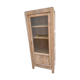Bibliothèque en bois cérusé