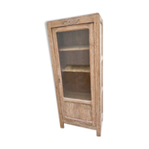Bibliothèque en bois cérusé