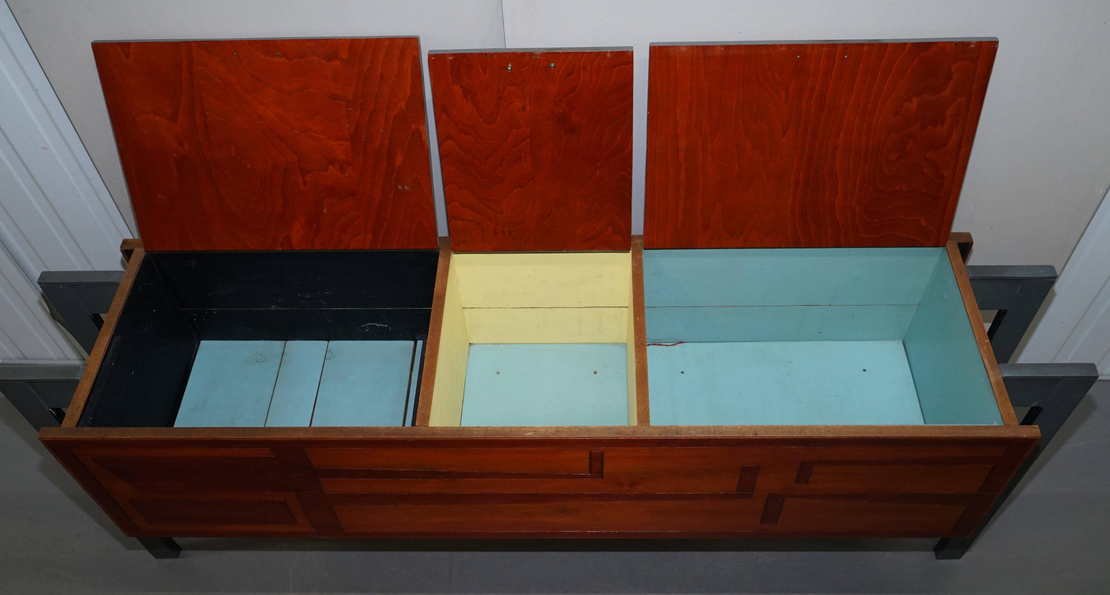 Unique Custom Modern Buffet with Doors Opening Upwards