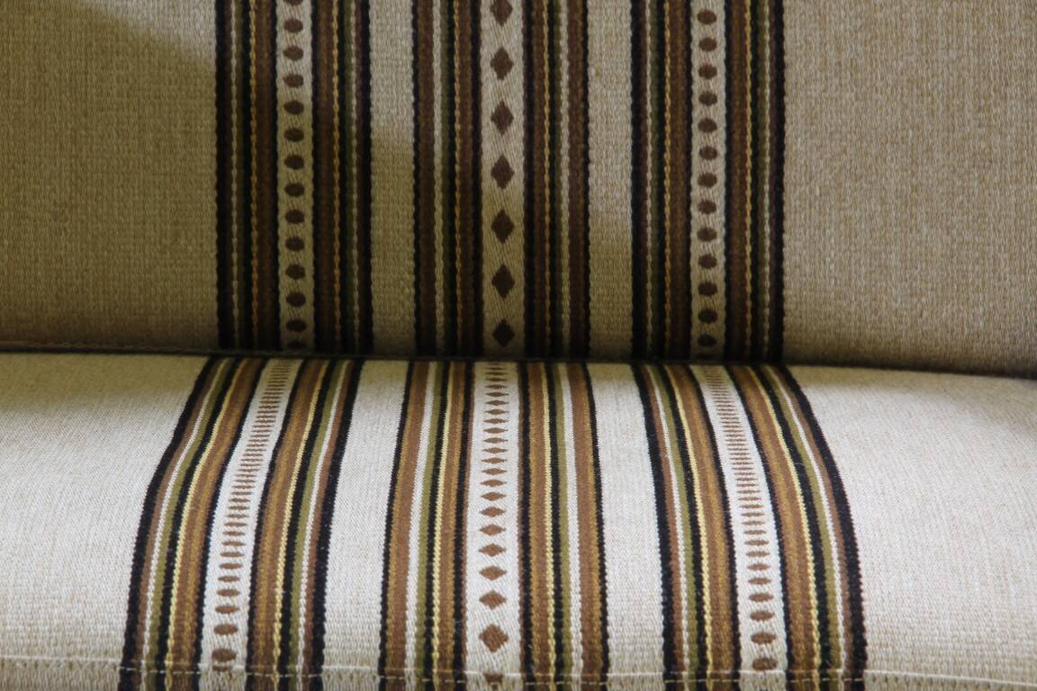 Vintage 1960s set of low & high back lounge chair oak, style of Henning Kjærnulf