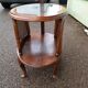 Floor lamp - wood - cane - glass