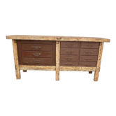 Workbench cabinet with 11 drawers