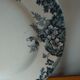 Flat porcelain plate Moulin des Loups and Hamage model Marie-Louise