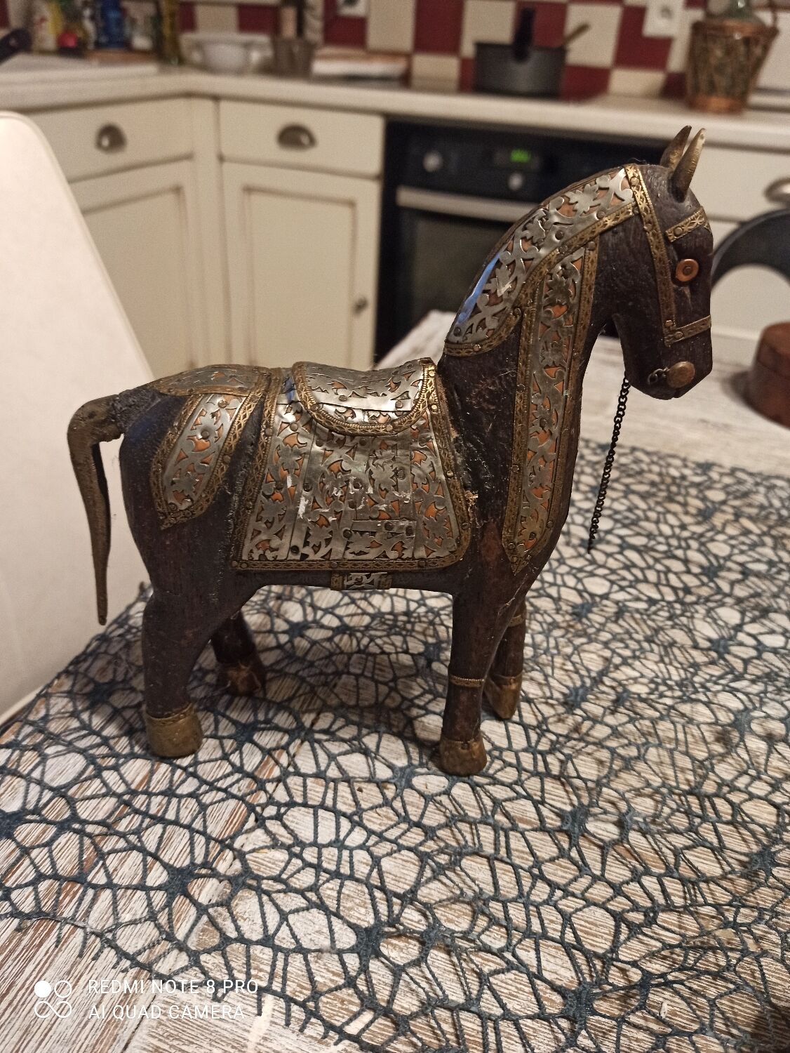Hand-carved horse