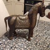 Hand-carved horse