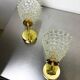 Pair of Mid-Century Barovier & Toso "Rostrato" Murano Glass Wall Lamps, Italy 1960s