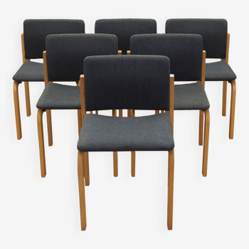 Set of six chairs, Danish design, 1980s, manufacturer: Fritz Hansen