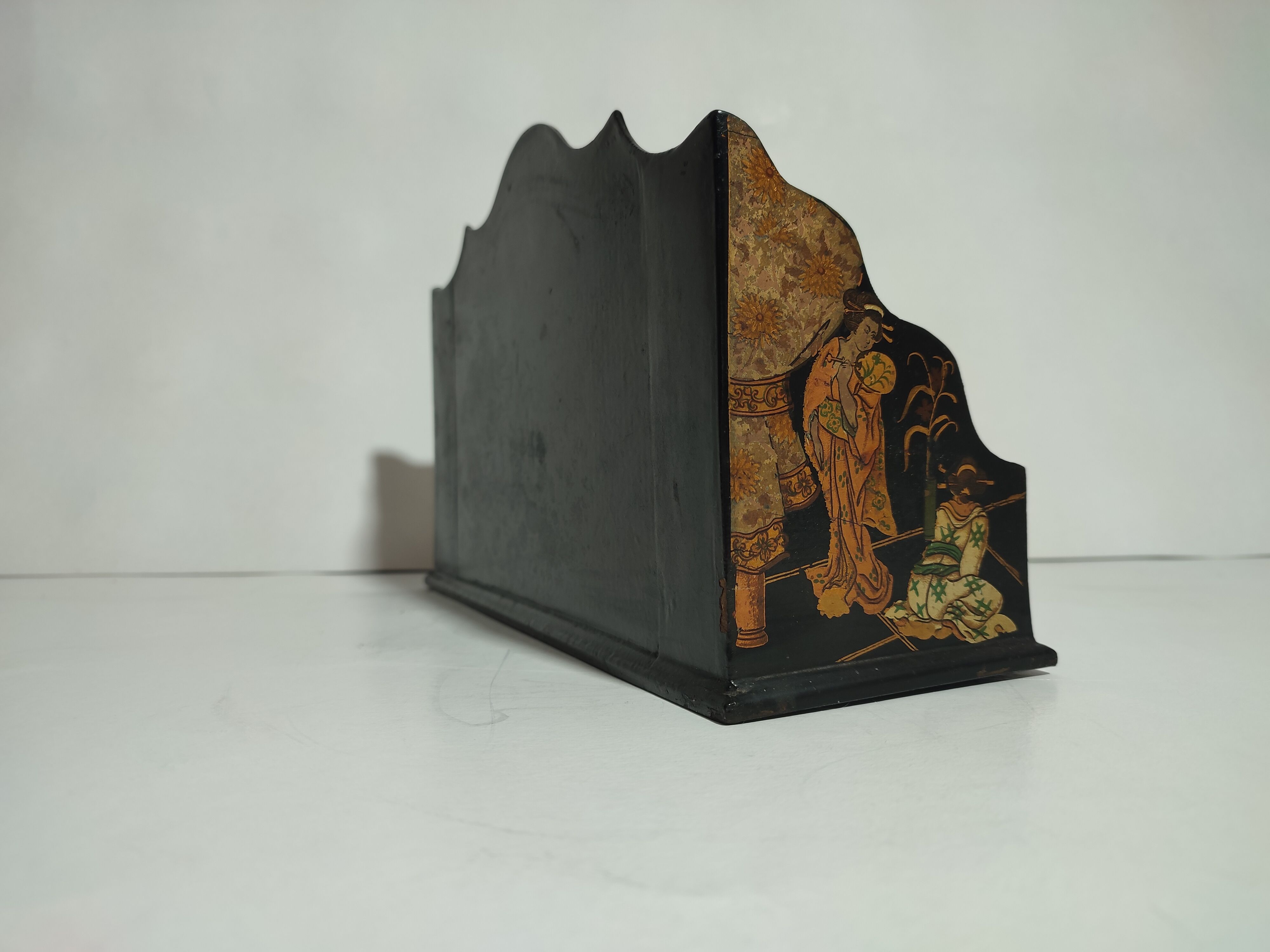 Letter holder Napoleon III Boiled cardboard