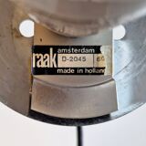 Model D-2045 Cylindrical table lamp with globe for Raak Amsterdam, The Netherlands 1960's
