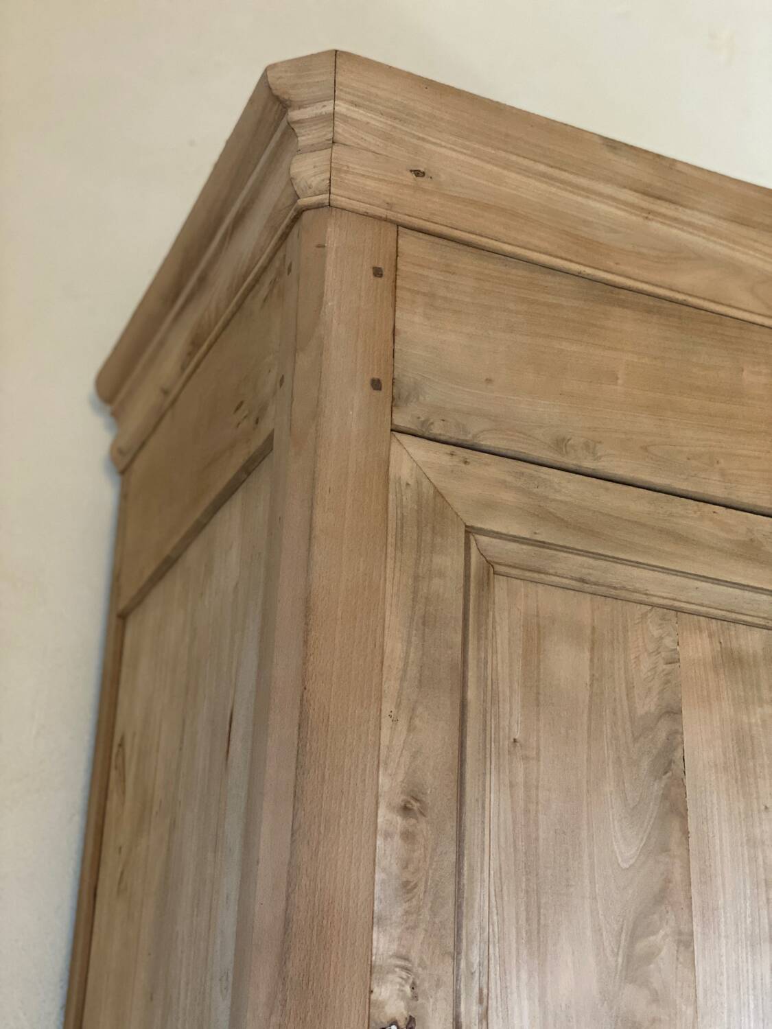 Light wood wardrobe