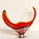 Centre de table en verre de Murano. Italie années 1970.