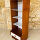 Vintage teak storage unit with shelves and drawer circa 1970s