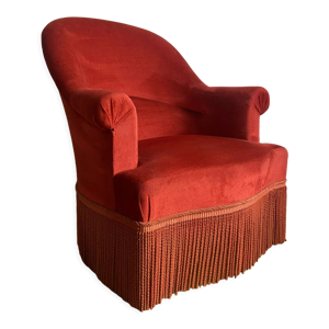 fauteuil crapaud vintage