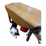 6-legged walnut shutter table