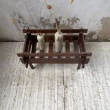 Small modernist oak planter from the 1950s
