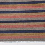 5x7 Faded Blue & Red Vintage Kilim Rug, Antique Home Decor 147x217Cm