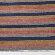 5x7 Faded Blue & Red Vintage Kilim Rug, Antique Home Decor 147x217Cm