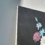 Bouquet de fleurs huile sur toile signé