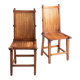 Chaises latérales javanaises