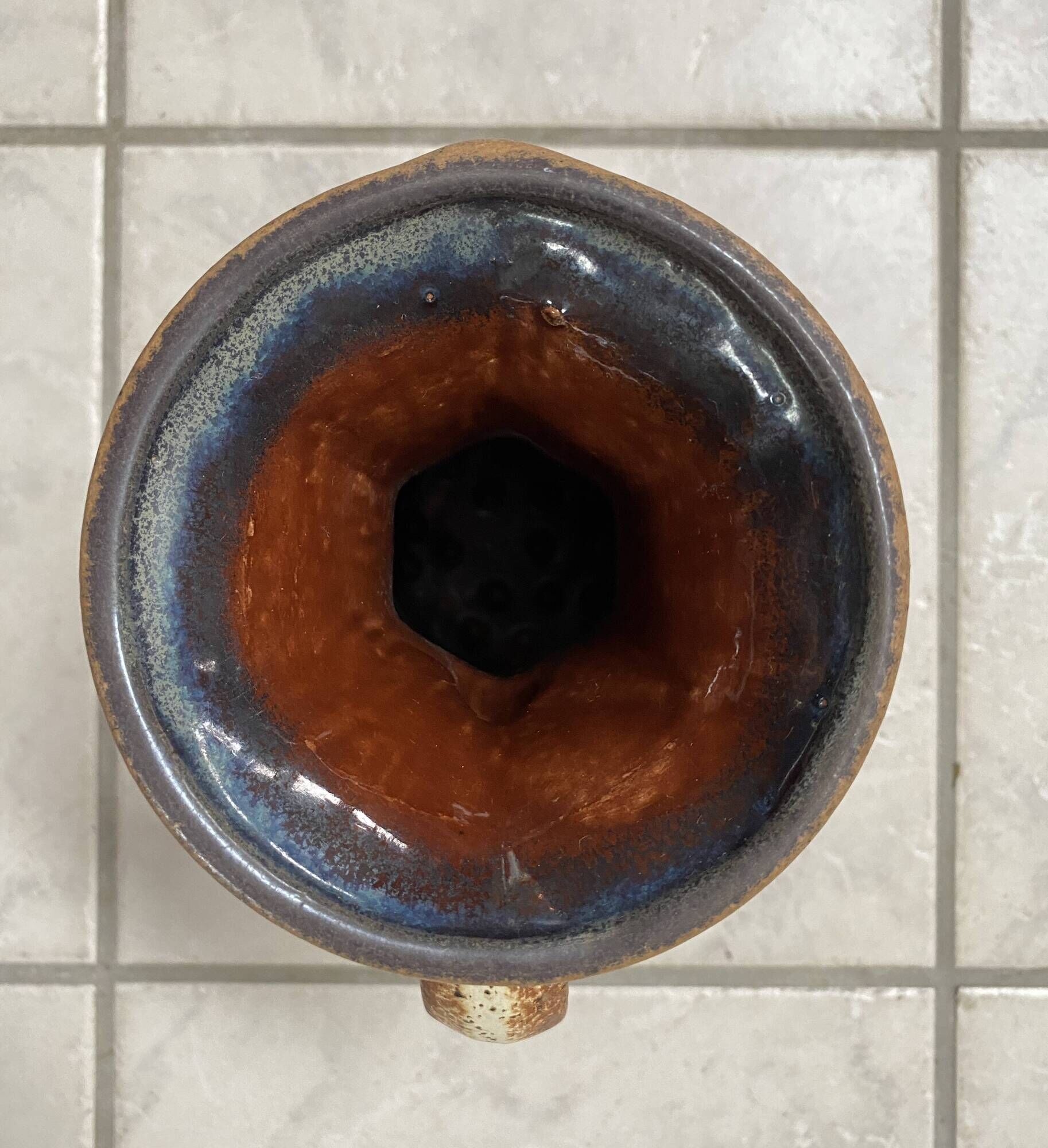 Uberlacker vase model 1866-25 West geramny pottery 1970s
