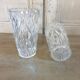 Pair of crystal vases