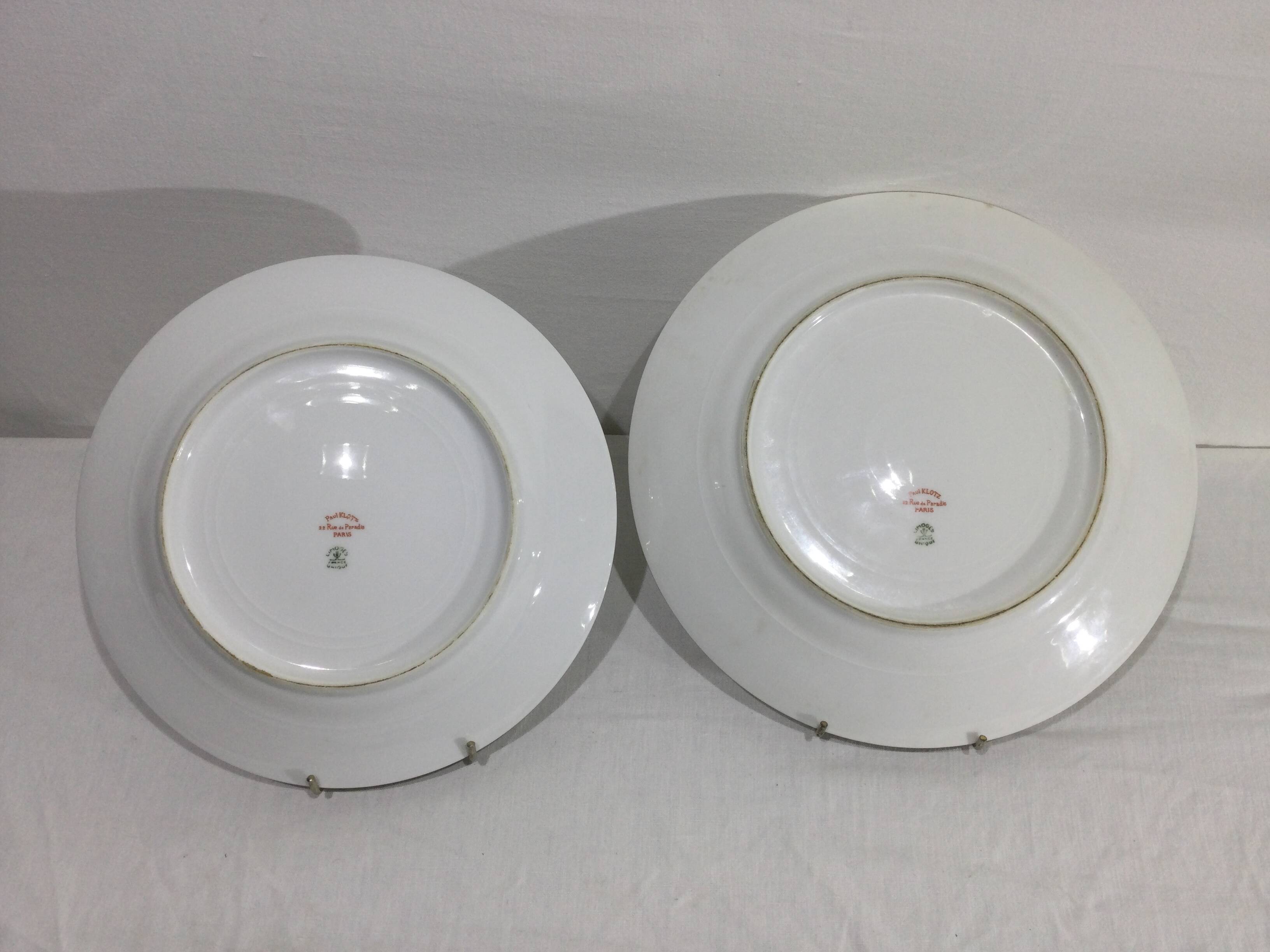 Paul Klotz Limoges porcelain table service